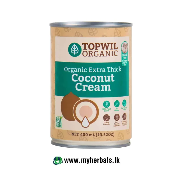 Organic Extra Thick Coconut Cream- 400ml